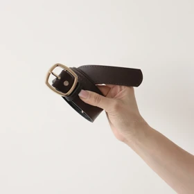 کمربند چرمی مات زنانه مدل be7030