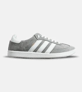 کفش کتانی مردانه و زنانه طوسی سفید ADIDAS Samba