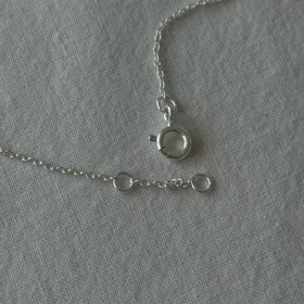 پابند زنجیر ساده نقره