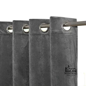 پرده آماده مخمل ویولت