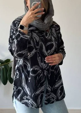 شومیز مانتویی نرگس