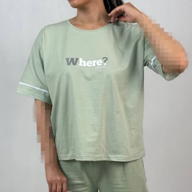 ست تیشرت و شلوارک زنانه where