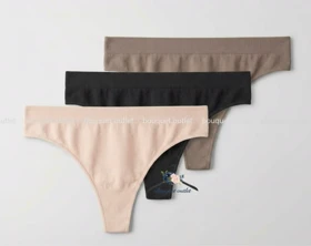 پک سه عددی شورت بکلس کلاسیک زنانه برند lefyies seamless thongs