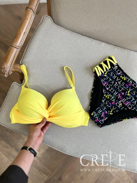 بیکینی دو تیکه طرح گره‌ای
