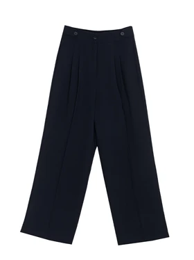 شلوار زنانه کرپ پیلی دار از بالا گشاد 10111