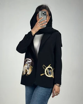 کت سوزن دوزی دو اسب  کد 100176