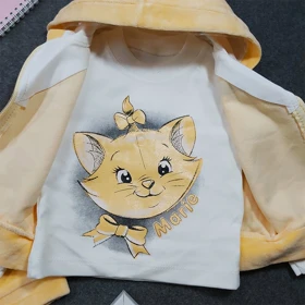 ست سه تکه دخترانه گربه