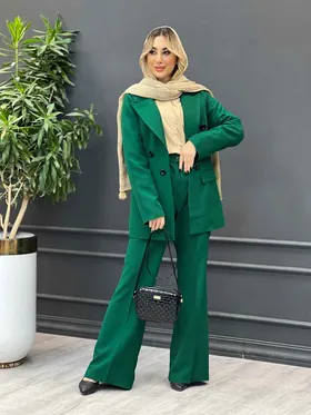 ست مانتو و شلوار شش دکمه