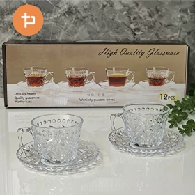 ست فنجان و نعلبکی چای خوری طرحدار