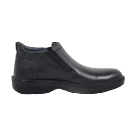 کفش مردانه چرمیران مشکی فلوتر BM1013 کشی