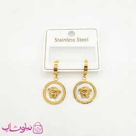 گوشواره آویز دخترانه مدل ورساچه سفید