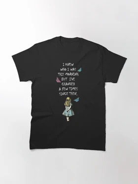 تیشرت آلیس در سرزمین عجایب | Alice In Wonderland Quote کد 222066