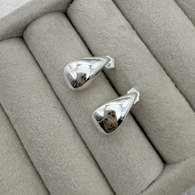 گوشواره مدل اشک در دو رنگ