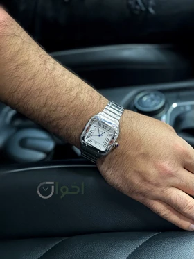 ساعت کارتیر سانتوس فلزی اصلی