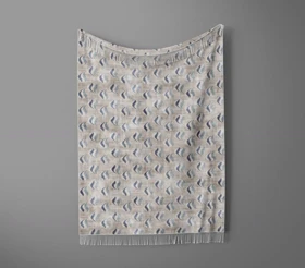 شال مبل ریش دار sofa shawl 121