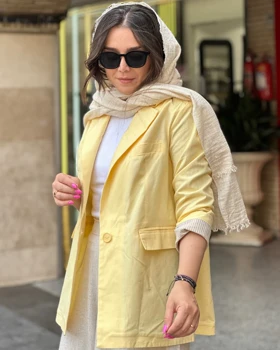 کت لینن با رنگبندی
