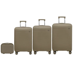ست چمدان مونزا مدل MONZA - MNZ7070SERIES سری 4 عددی (کیف آرایشی هدیه) (نسکافه ای)