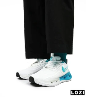 کفش کتانی مردانه سفید آبی NIKE pegasus 33