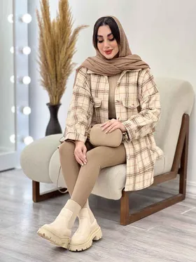 شکت چهارخونه جیب نما جانان