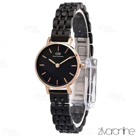 ساعت دنیل ولینگتون زنانه گرد رزگلد مشکی 106764