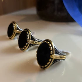 انگشتر مردانه استیل کد am10005