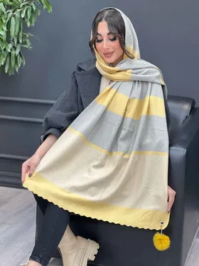 شال موهر طرح هفت و هشتی ریز