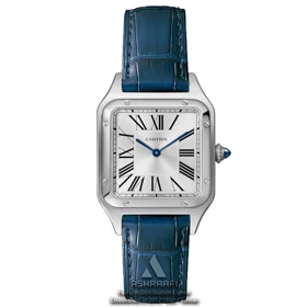 ساعت زنانه کارتیه بند چرمی Cartier Santos-Dumont SDB28