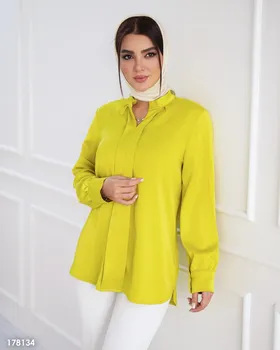 شومیز جلو بسته مدل دلربا کد 1781