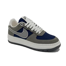 کتانی اسپرت مردانه مدل نایک ایرفورس Nike رنگ طوسی سرمه‌ای 51214