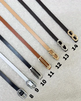 کمربند چرم باریک