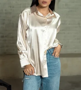 شومیز ساتن مجلسی زنانه