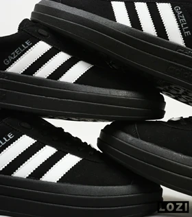 کفش کتانی مردانه مشکی ADIDAS gazelle Bold