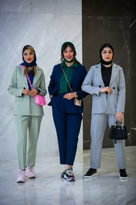 مانتو شلوار دو دکمه بزایاق