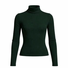 بلوز آستین بلند زنانه پپا مدل Turtleneck رنگ سبز