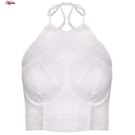 ست شورت و سوتین گیپوری فنردار سفید برتا کد 4455-1041