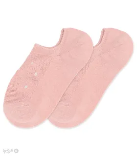 جوراب قوزکی سوزن خالی طرح گل