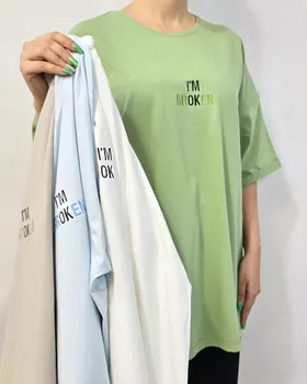 تی‌شرت لانگ گلدوزی
