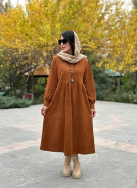 پیراهن مانتویی پاییزه ترگل 2