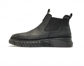 بوت ساق‌دار مردانه چرمی