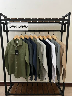 پیراهن کتان دوجیب 2639