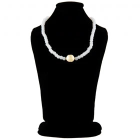 گردنبند دخترانه مدل مرواریدی گوی دار