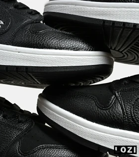 کفش کتانی مردانه و زنانه مشکی NIKE jordan 1