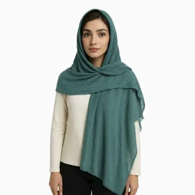 شال پلیسه طرح سنگ شور زنانه - 39251307