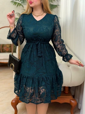 پیراهن دانتل 3651