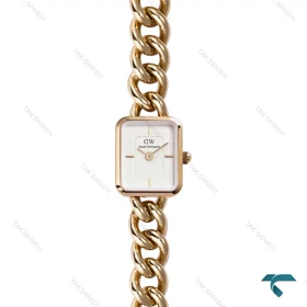 ساعت بند کارتیه ای زنانه دنیل ولینگتون رزگلد DW-7540-L