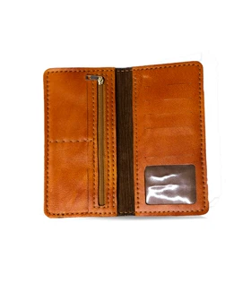 کیف پول زنانه چرم دست دوز mrc900