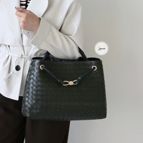 کیف زنانه بزرگ مدل بوسار (سبز)