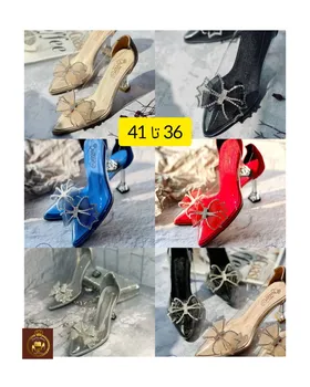 کفش مجلسی تلقی زنانه سیندرلا مدل هانا