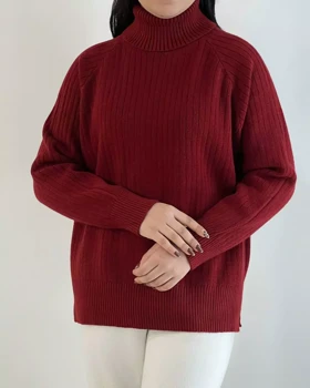 پلیور بافت یقه اسکی کد 5404