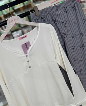 بلوز شلوار نرمال سکسن کد40241